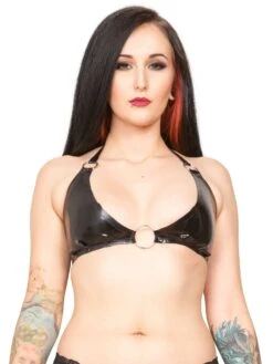 3-Ring Latex Bra