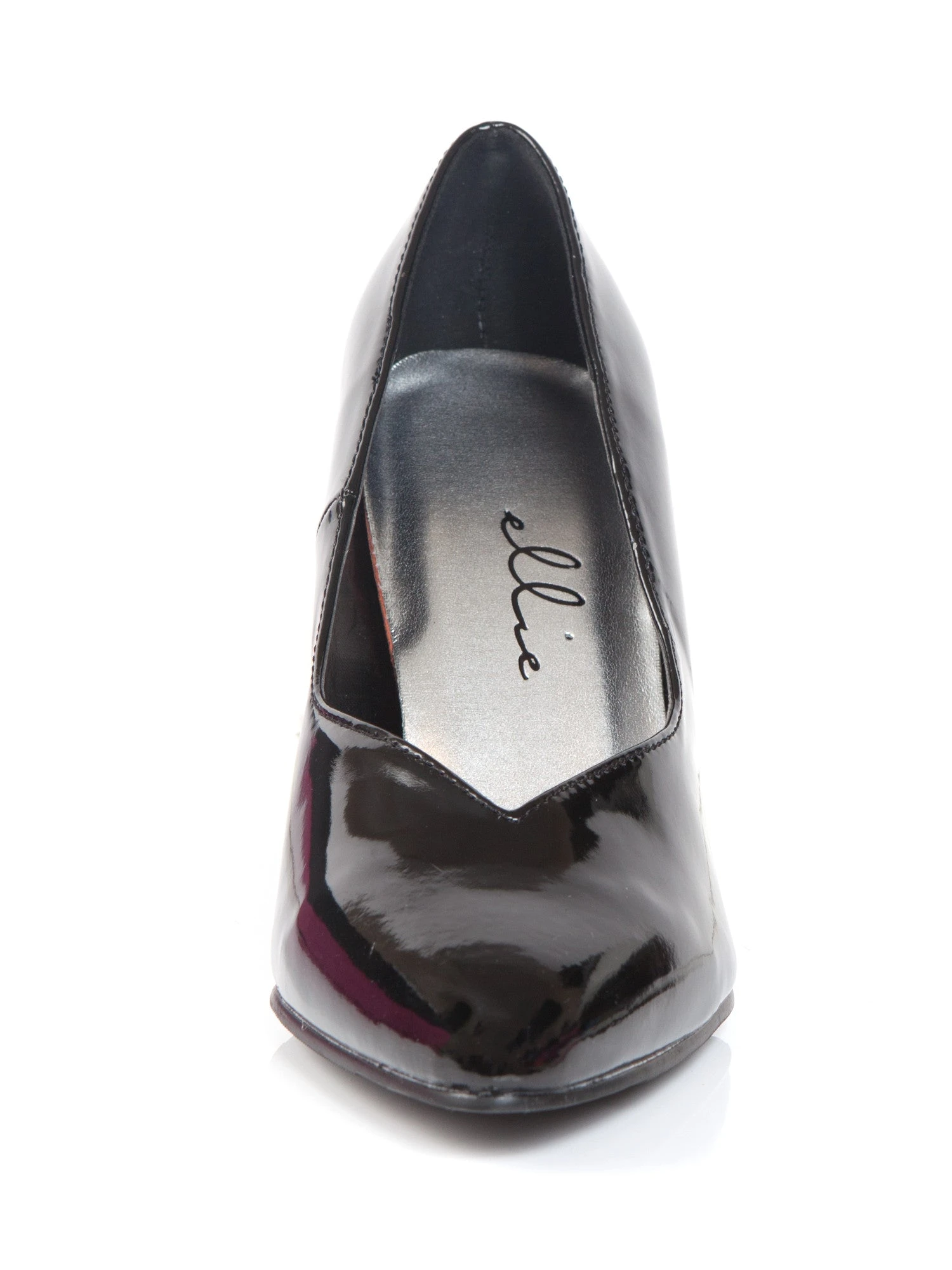 Black Elisa Court Shoes - Image 3