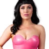 Blush Bandeau Latex Bra