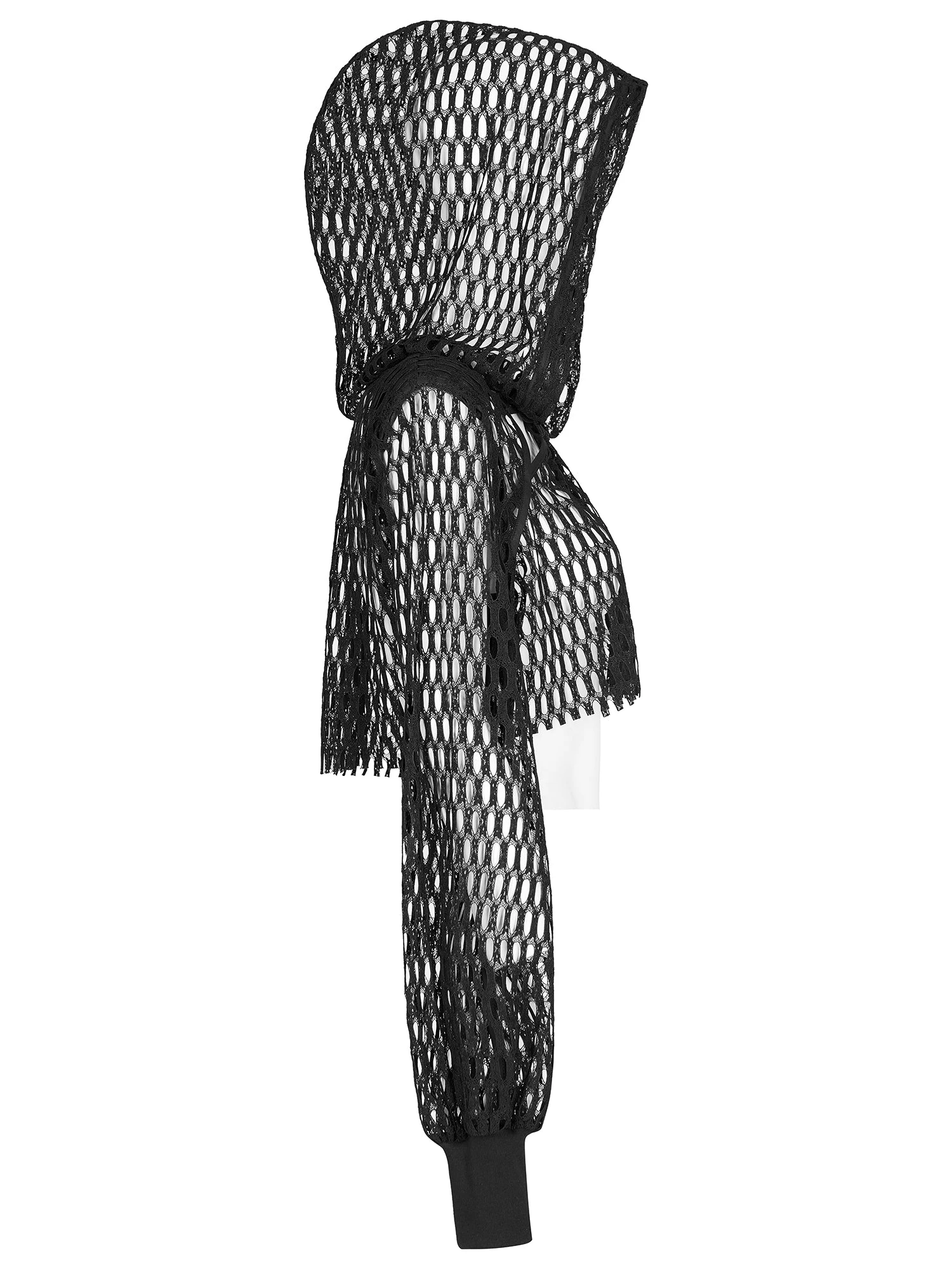 Punk Rave Woven Crop Hoodie - Image 8