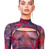 Futura Mesh 2 Piece Shrug Top