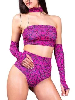 Bird Of Paradise Rave Gloves