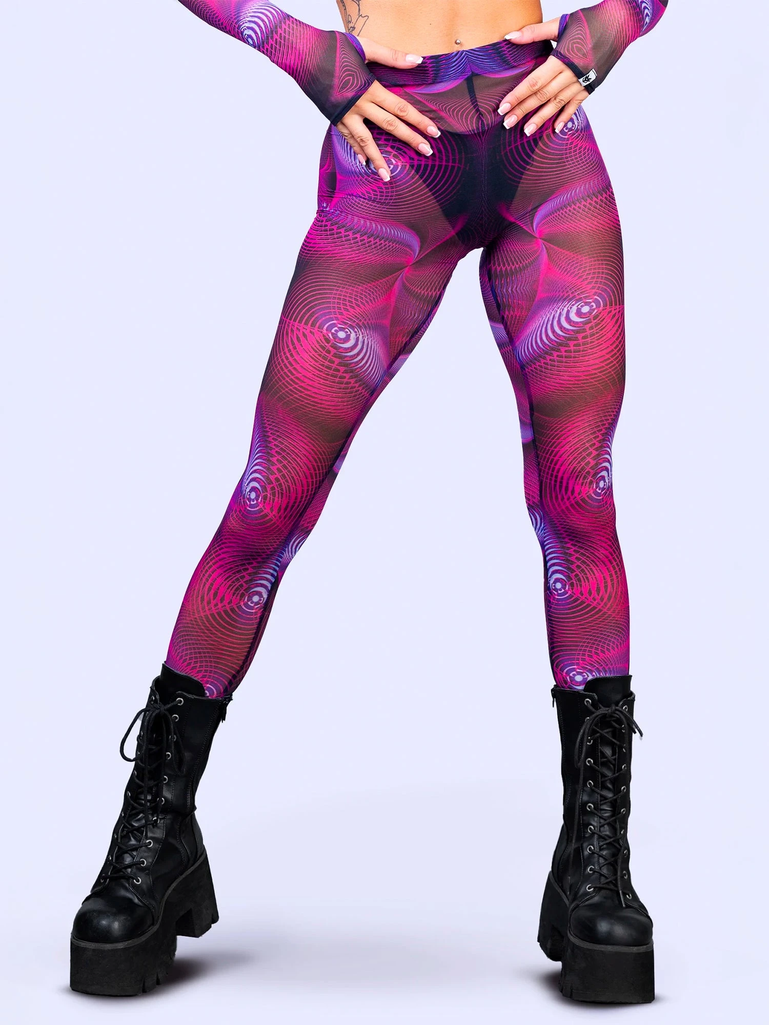 Fluctuation Mesh Leggings - Image 2