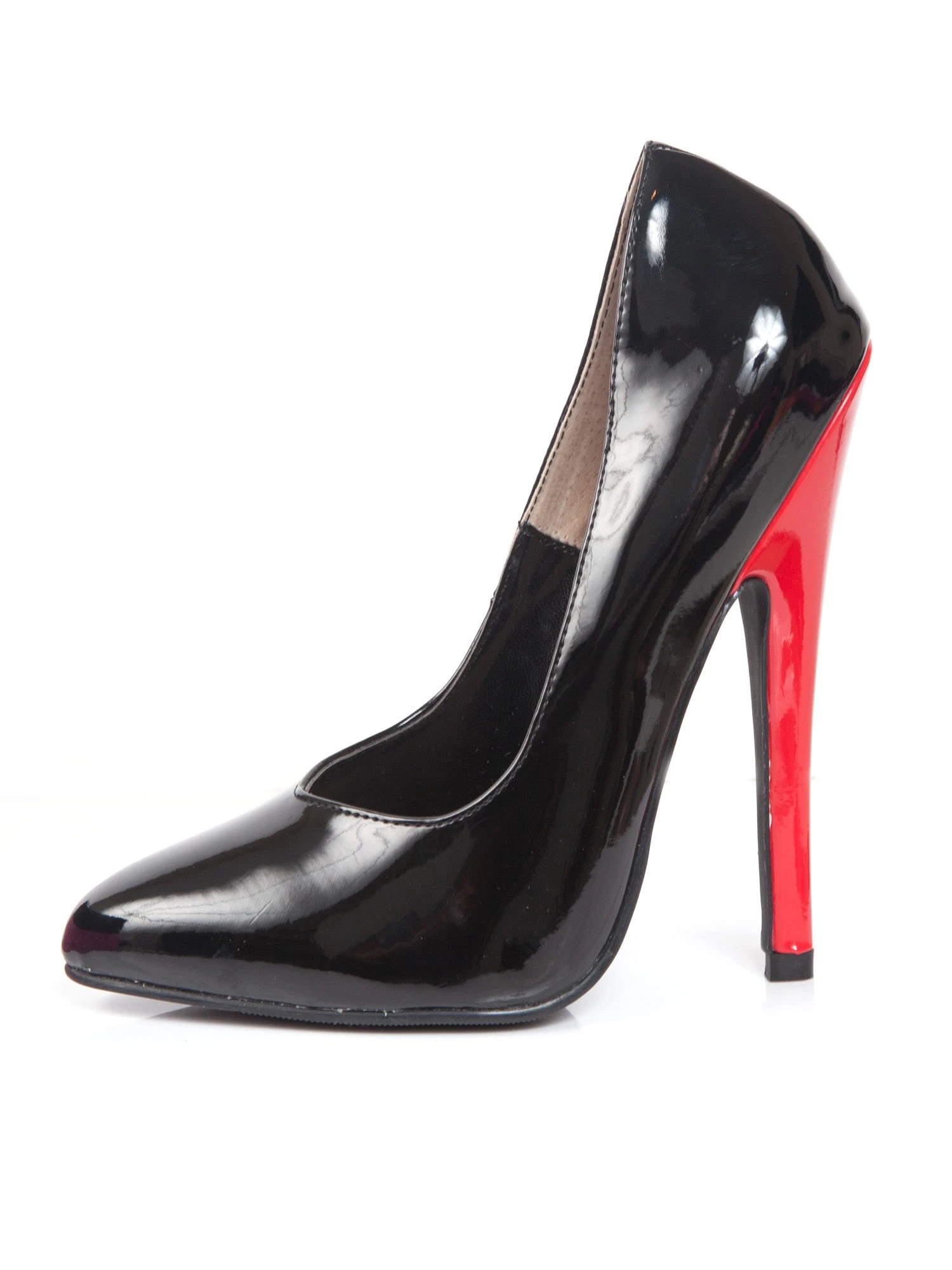 Clearance Court Shoe With Red Heel Size 6 - Image 2