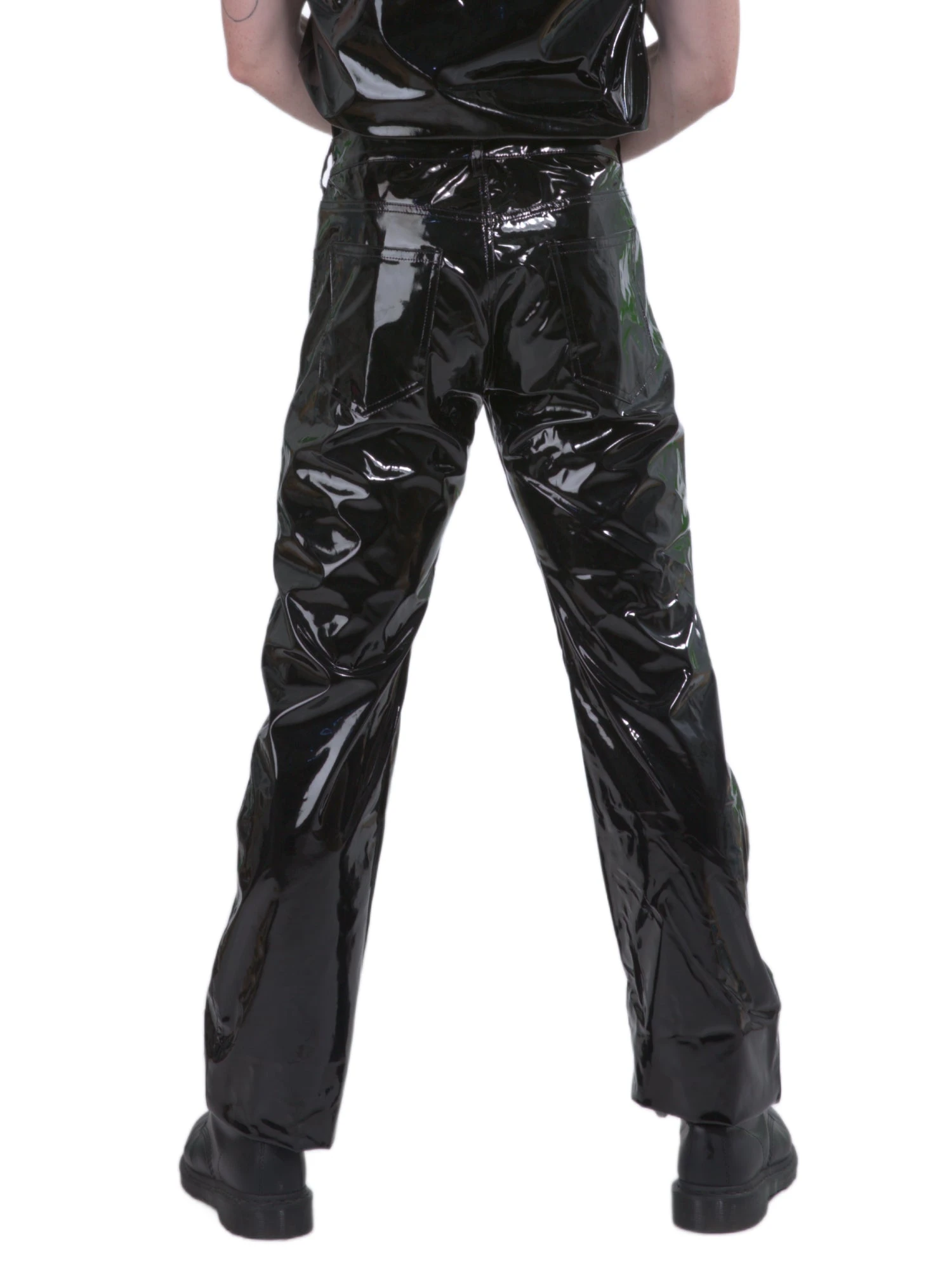 PVC Boot Cut Jeans - Image 8