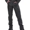 Mens Leather Classic Jeans