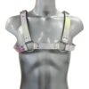 Chunky Buckled Chest Harness In Lizard Rainbow