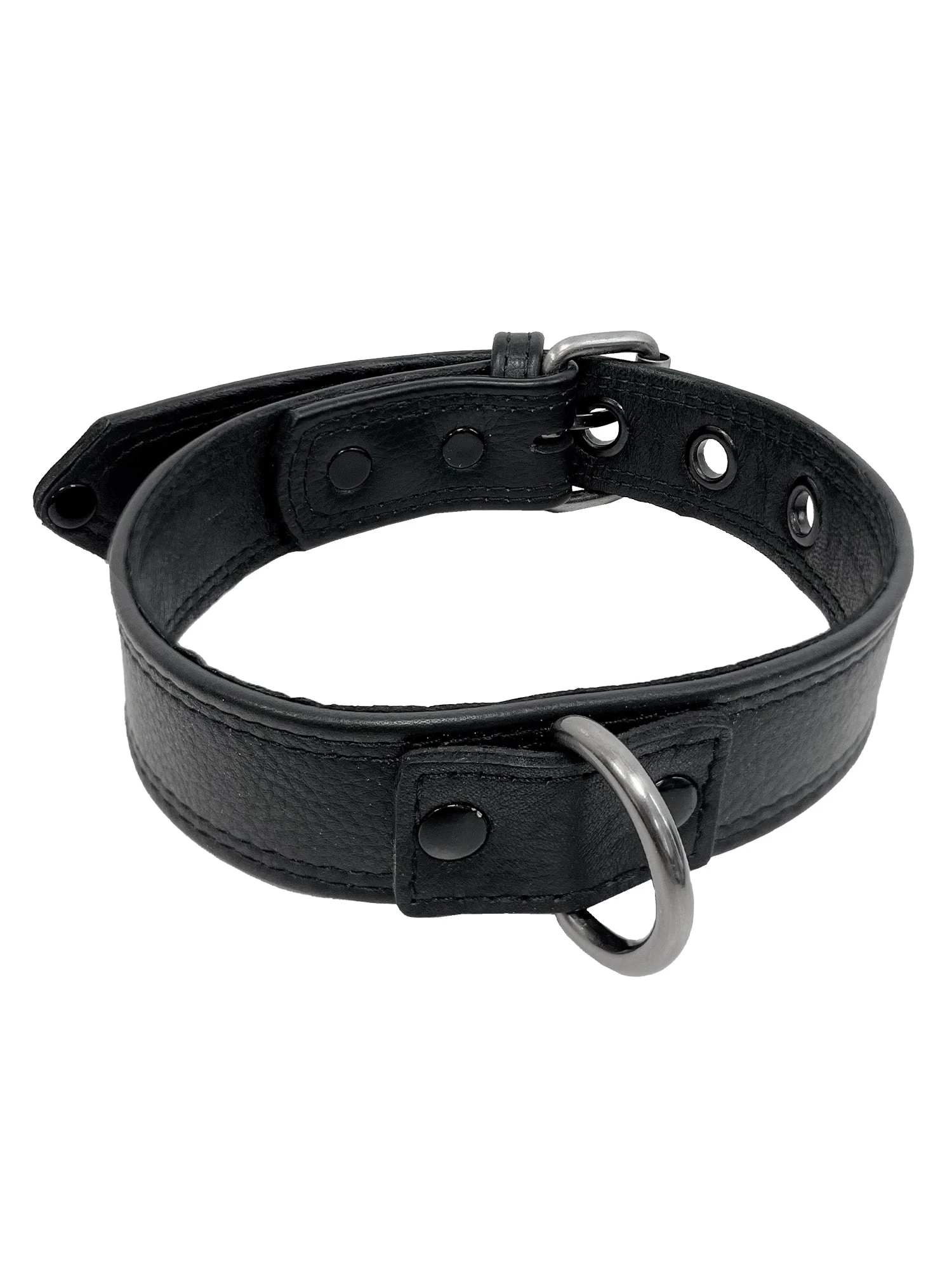 Leather Single D Ring Choker