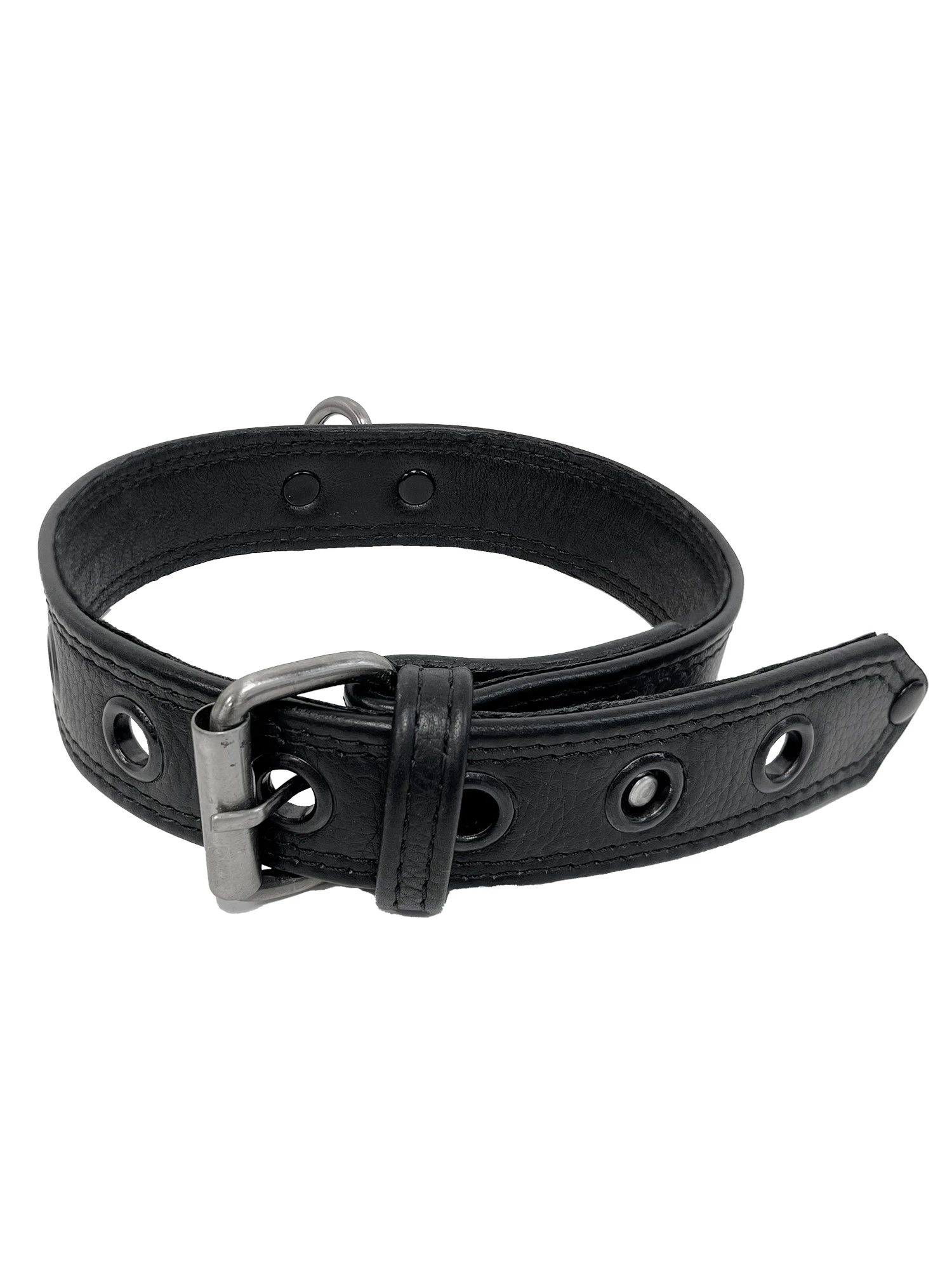 Leather Single D Ring Choker - Image 2