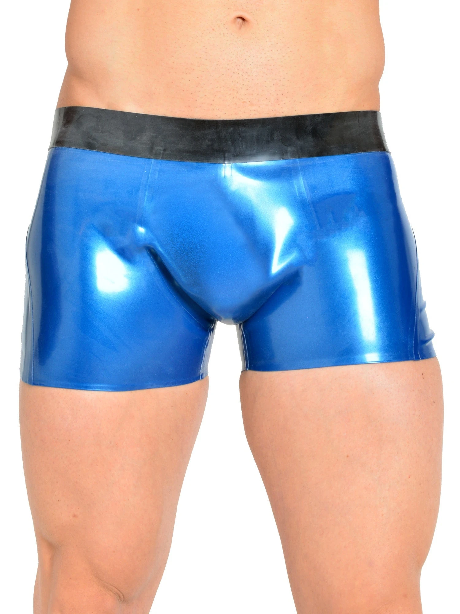 Latex Blue & Black Shorts