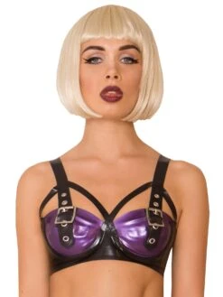 Latex Buckled Bra