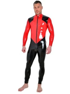 Latex Contrast Catsuit
