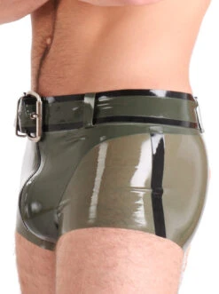 Latex Mens Green Belt