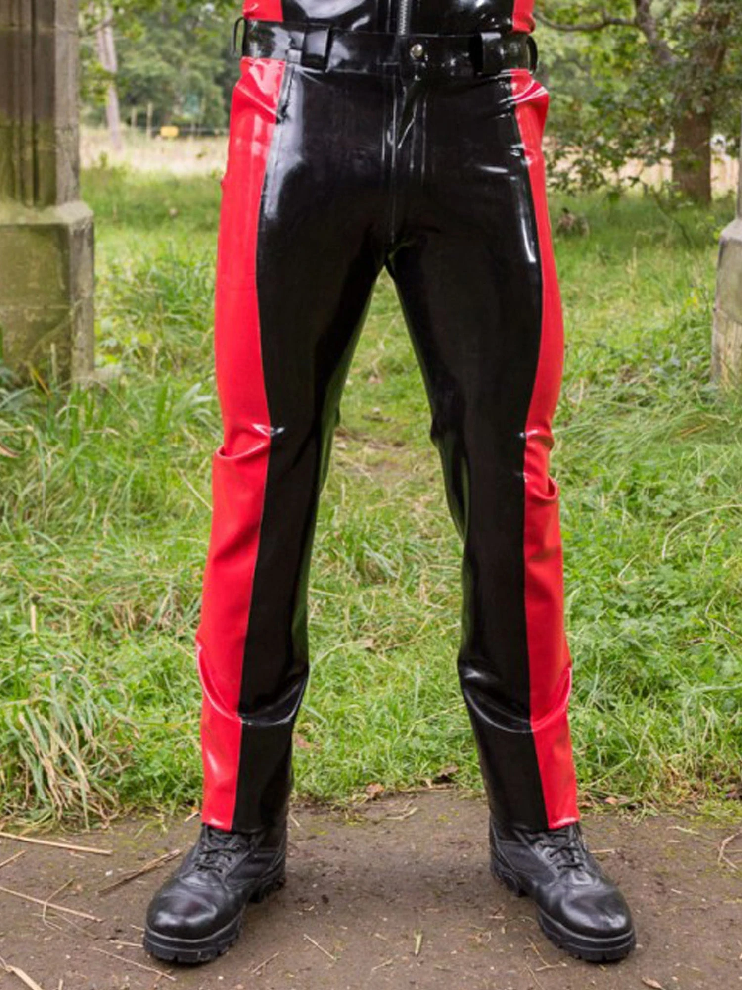 Latex Panel Jeans - Image 5