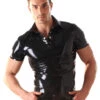 Latex Polo Top
