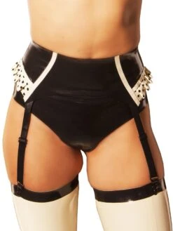 Latex Twilight Suspender Belt
