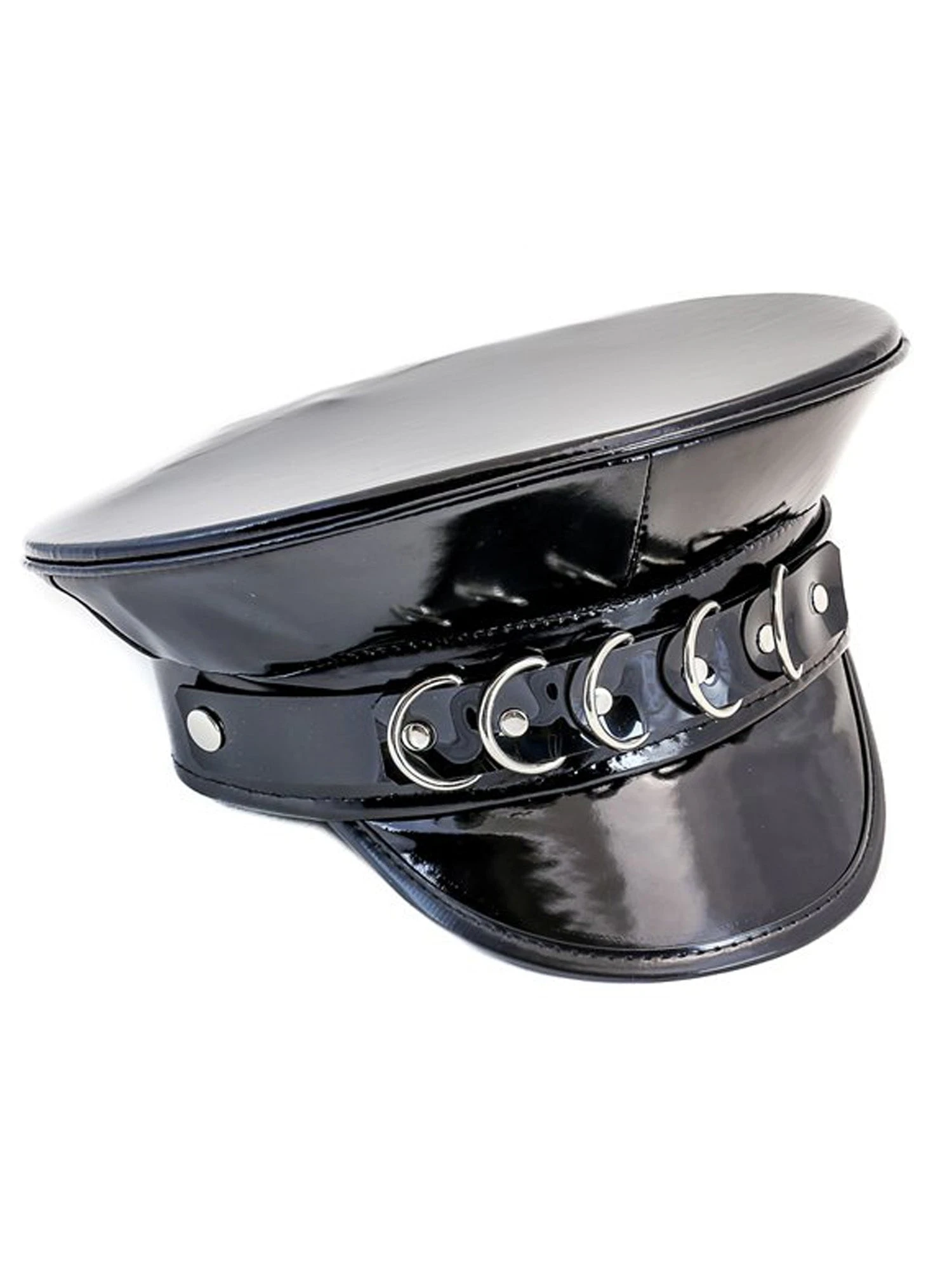 Leather D Ring Uniform Hat
