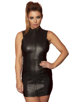 Leather & Lycra Dress