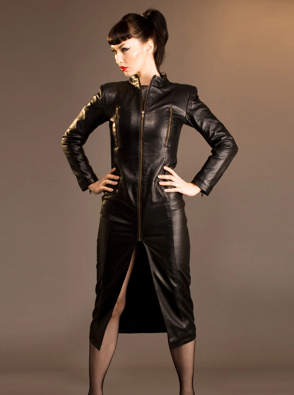 Leather Viola Dress - Image 2