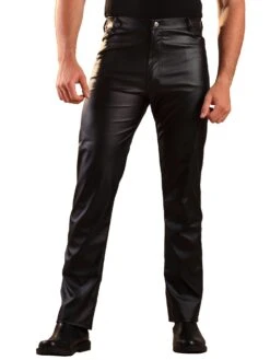 Leatherette Classic Jeans