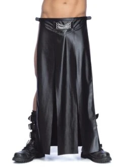 Mens Wetlook Progressive Skirt