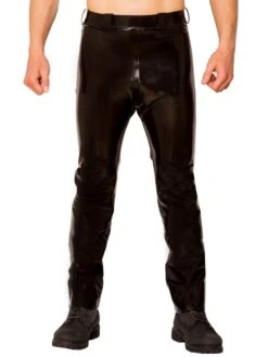 Midnight Black Latex Jeans