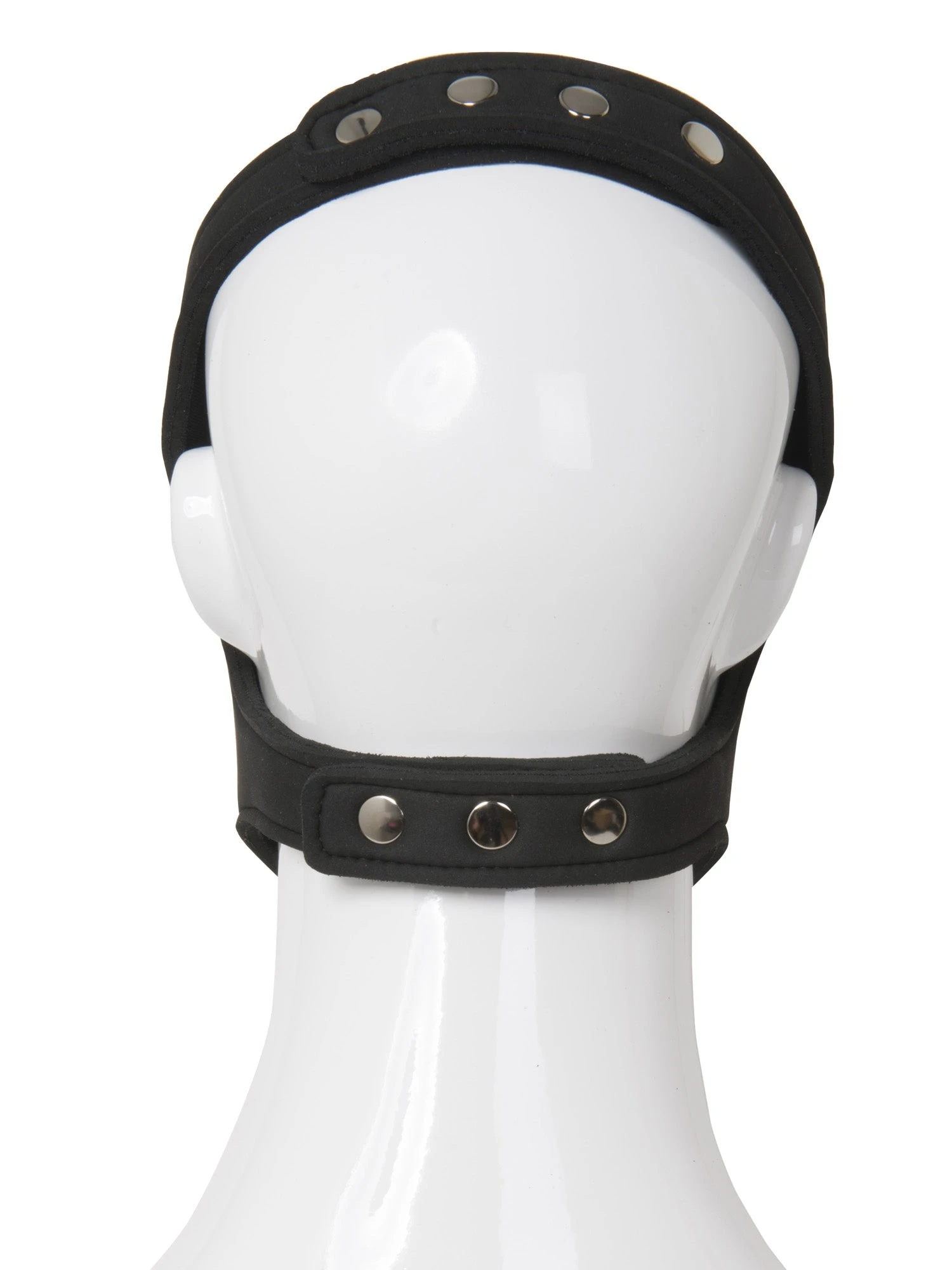 Neoprene Punk Face Mask With Snaps - Image 2