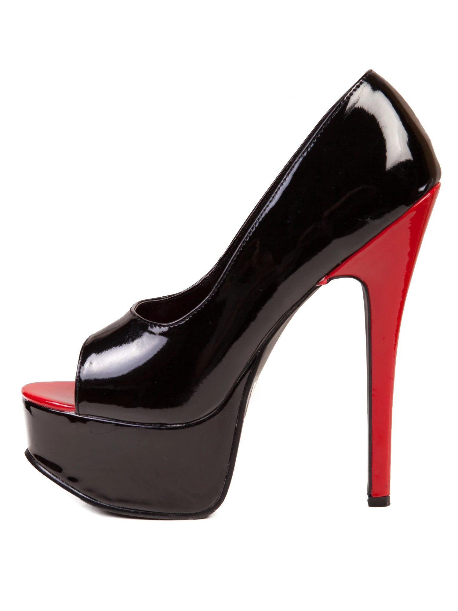 Open Toe Classic Platform Heels - Image 4