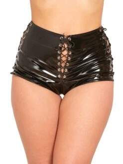 PVC Laced Lara Shorts
