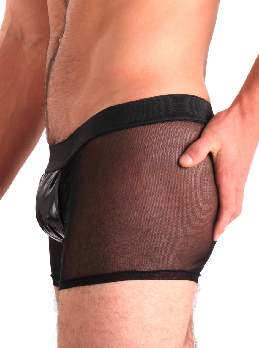PVC Panelled Mesh Boxers - Image 3