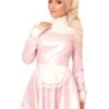 Pink PVC Uniform Dress