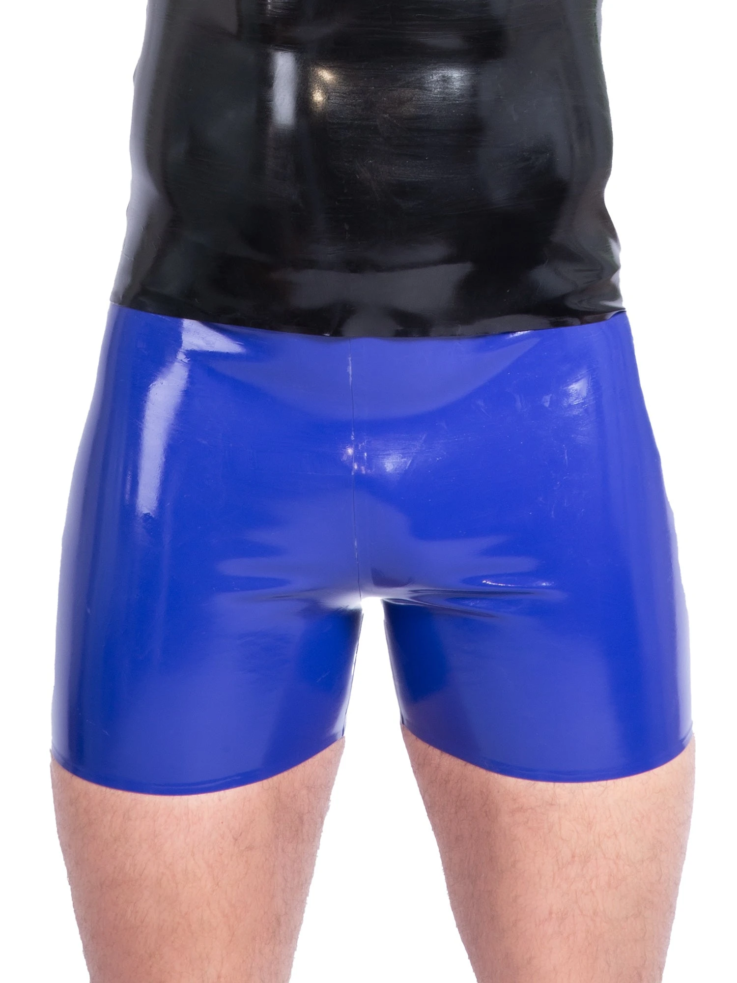 Latex Classic Shorts In Blue