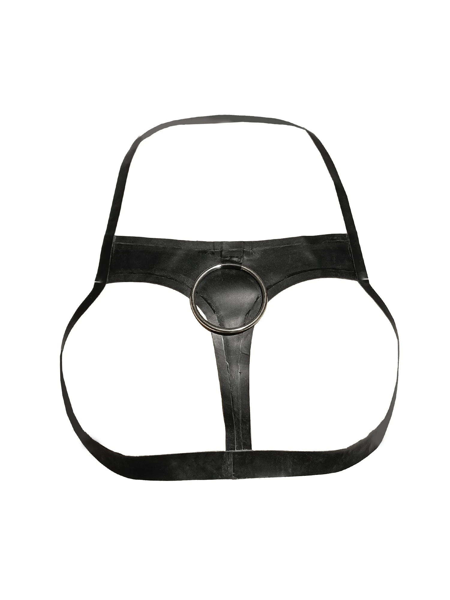 Latex Halter Bra Harness