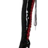 Red & Black Empress Thigh Boots