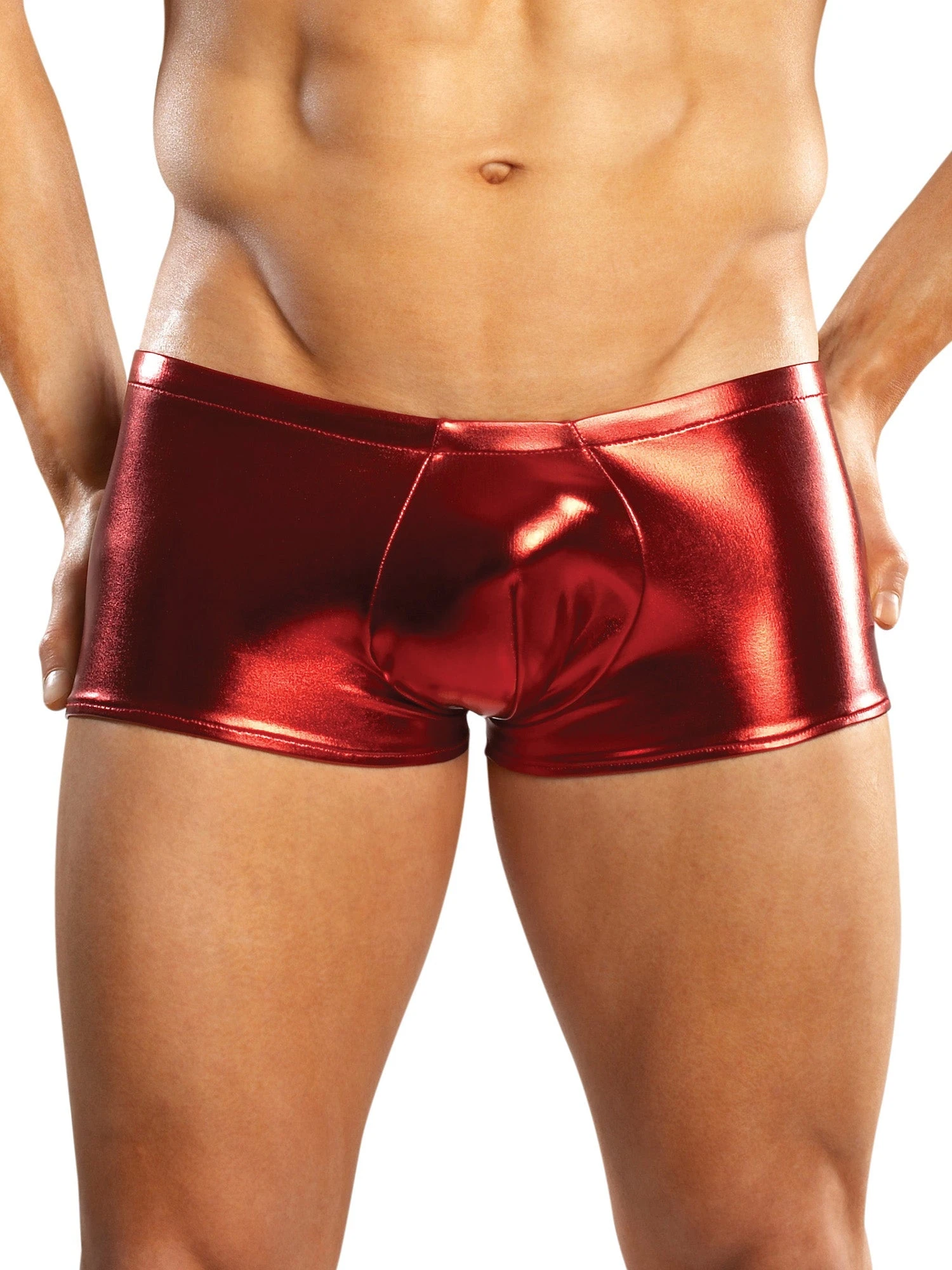 Red Mens Lingerie Shorts - Image 5