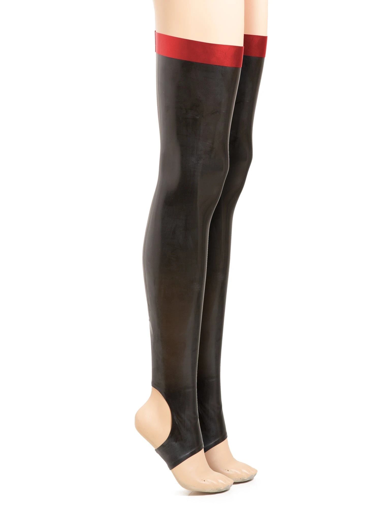 Renegade Latex Footless Stockings With A Rear Seam - Image 2