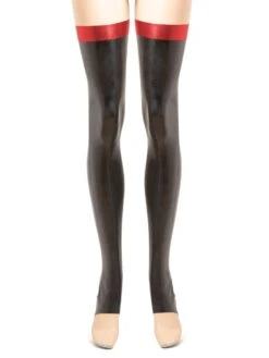 Renegade Latex Footless Stockings With A Rear Seam