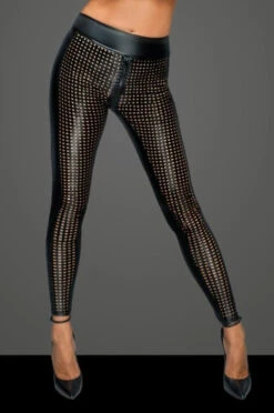 Wetlook 2 Way Zip Leggings