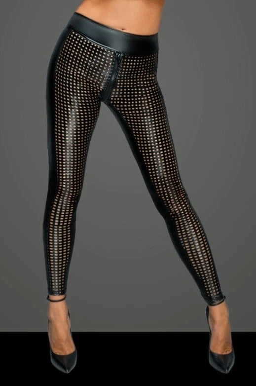 Wetlook 2 Way Zip Leggings