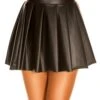 Wetlook Skater Skirt
