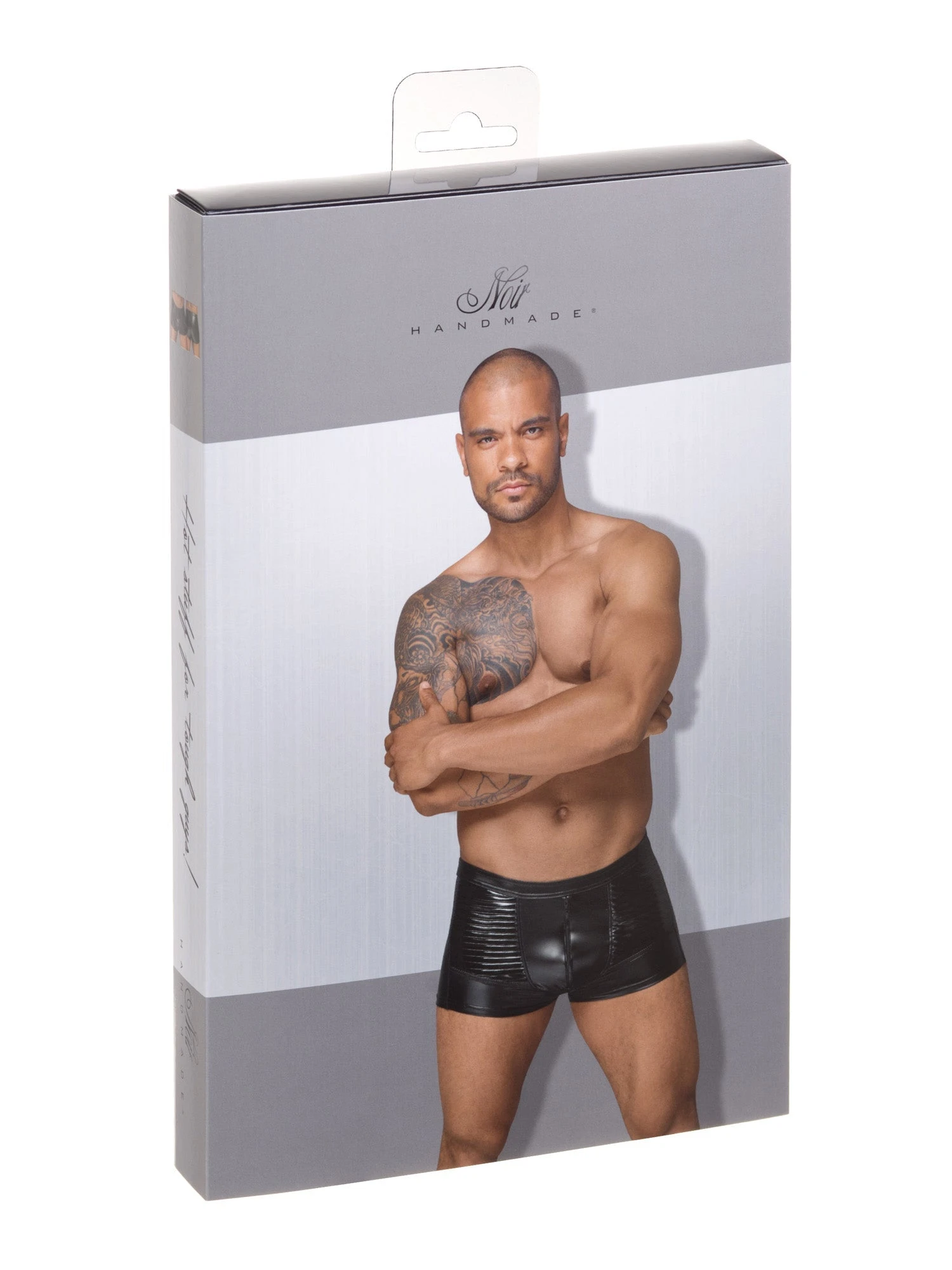 Wetlook X PVC Mens Shorts - Image 3