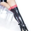 Wetlook/Lace Thigh Stockings