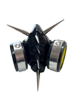 Silver Mega Spike Punk Mask