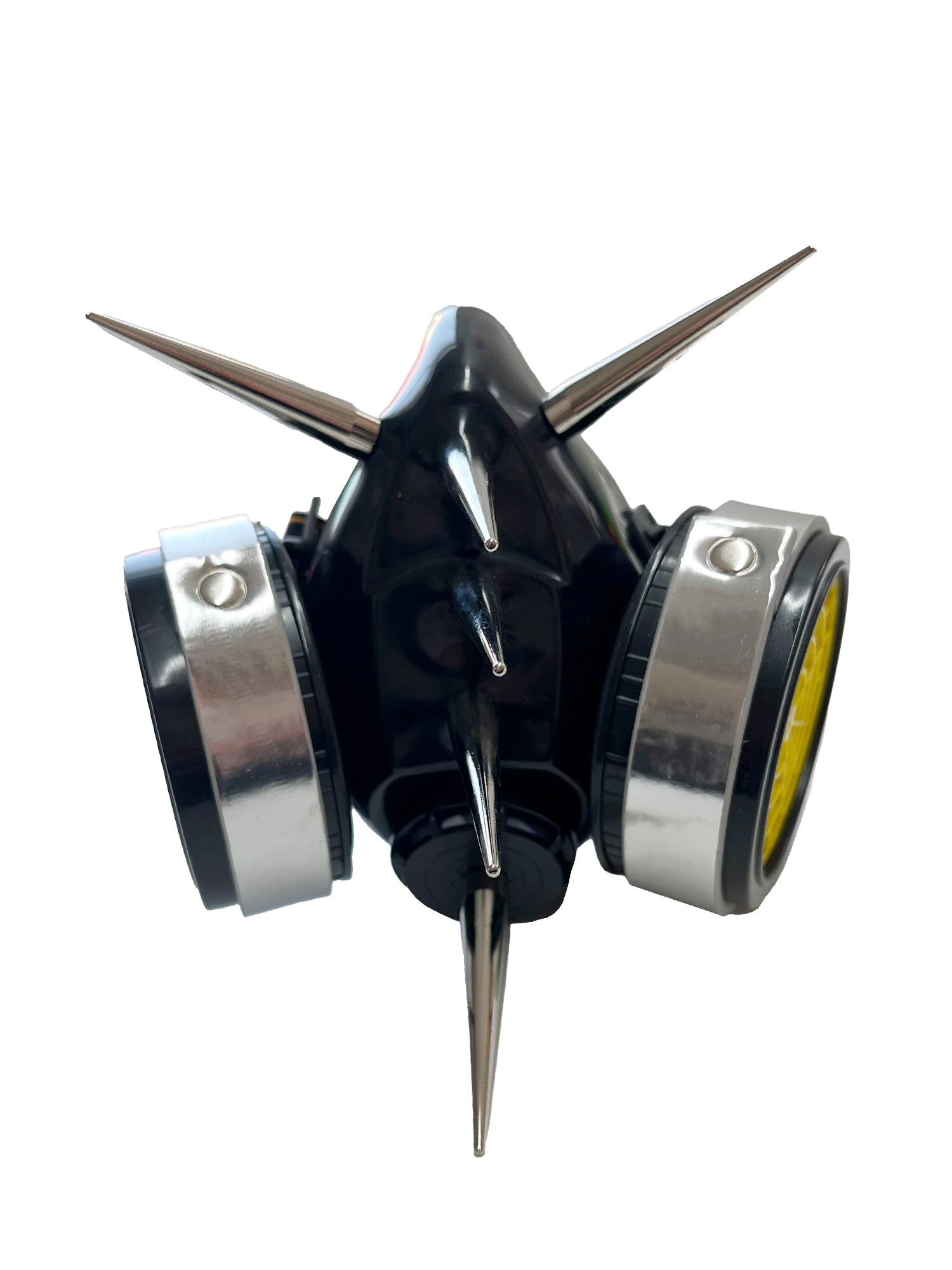 Silver Mega Spike Punk Mask