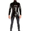 Inferno Men's Latex Catsuit In Black