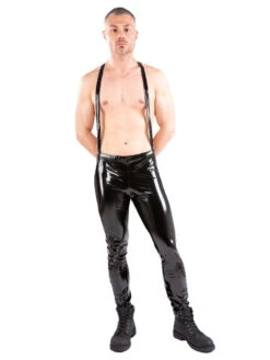 VynX Bold Tight Fit Jeans With Braces